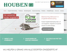 Tablet Screenshot of houben-ongediertebestrijding.nl
